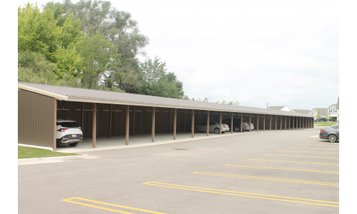 Carport with Storage